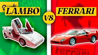 Ferrari Vs Lamborghini  The Rivalry EXPLAINED [upl. by Anigriv]