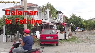 Turkey Dalaman Airport Transfers Drive to Fethiye Road Conditions etc [upl. by Celia190]