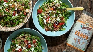 Mediterranean Farro Salad [upl. by Shugart951]