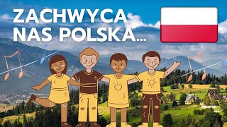 ZACHWYCA NAS POLSKA  Piosenka na 11 listopada dla dzieci [upl. by Bautista]