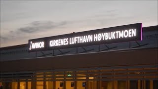 Airplane arrival to the Kirkenes airport [upl. by Yebot957]