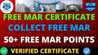 MAKAUT 50 FREE MAR POINTS  MAKAUT FREE MAR CERTIFCATE  MAKAUT  MAR [upl. by Thetisa993]