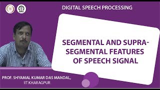 Segmental and Suprasegmental features of speech signal [upl. by Dusty325]