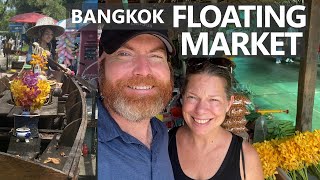 Thailand 🇹🇭 Khlong Lad Mayom FLOATING MARKET With Us so much more than we expected [upl. by Aihsenet]