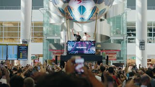 Festival vibes at Brussels Airport [upl. by Eugilegna]