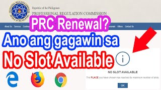 How to Schedule PRC Appointment for ID Renewal Online [upl. by Aitak191]