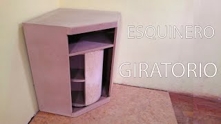 quotCOMO HACER MUEBLE ESQUINERO GIRATORIOquot  Luis Lovon [upl. by Ahsieni]