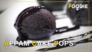 How to make Cake in Appam Pan  Appam Cake Pops  Quick Chocolate Dessert Recipe  The Foodie [upl. by Aiker]