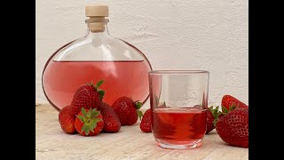 STRAWBERRY LIQUEUR best italian recipe [upl. by Massiw88]