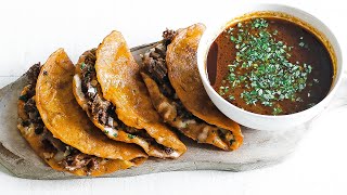 Homemade Birria Tacos Recipe Quesa Tacos  Beef Birria Consomé [upl. by Niamreg998]