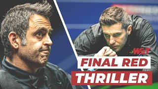 Final Red THRILLER  Ronnie OSullivan vs Mark Selby  2020 World Snooker Championship [upl. by Casady]