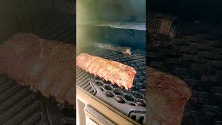 Oklahoma Joe Pellet Grill Ribs [upl. by Ailegnave290]