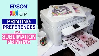 Setting Up the Printing Preferences for Sublimation Printing  Mirror Mode for Sublimation Printing [upl. by Llerrem]