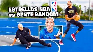 SUPERESTRELLAS NBA vs GENTE RANDOM😂 ¿Humilladas tremendas [upl. by Greysun]