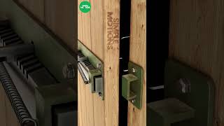 DIY vintage garage door lock [upl. by Allac914]