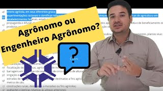 Agrônomo ou Engenheiro Agrônomo  Tem diferença [upl. by Iams902]