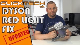 How To Fix Dyson V6 Flashing Red Light  UPDATED  Installing a New Battery Pack [upl. by Syl]