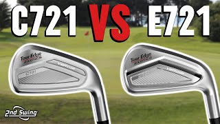 Golf Irons Comparison  Tour Edge Exotics C721 amp E721 Irons [upl. by Searby]