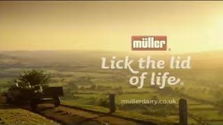 Muller Yoghurt Advert “Lick the lid of Life” 2006 [upl. by Airliah]