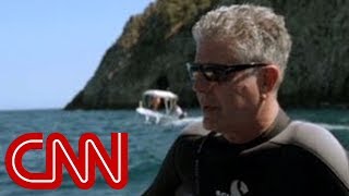 Sicily Strangest snorkel trip ever Anthony Bourdain Parts Unknown Italy [upl. by Apollo]