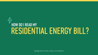 How to Read Your Residential Energy Bill  Managing Your SCE Account [upl. by Ninnette]