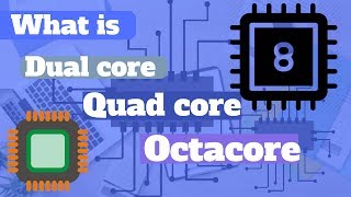 what is Single core Dual core Quad core and Octa core processor 2017 [upl. by Nemsaj]