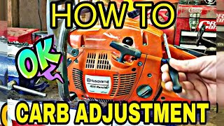 How To Actually Tune A Chainsaw [upl. by Otecina]