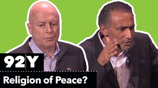 Christopher Hitchens and Tariq Ramadan Debate Is Islam a Religion of Peace [upl. by Anilak815]