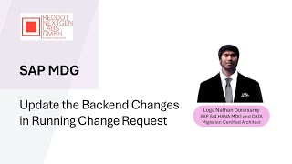 SAP Master Data Governance MDG  MDG S4HANA 2023  Sync Backend Changes with Running CR [upl. by Stclair282]