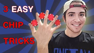 How to do 3 EASY Poker Chip Tricks  2025 [upl. by Dalt587]