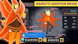 Stickman Ninja Fight Mod APK Unlock Naruto Baryon Mode [upl. by Alludba513]