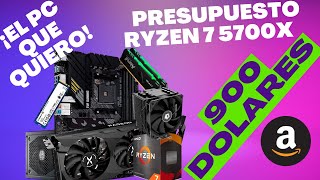 Monta Tu PC Gaming y Productivo Ryzen 7 5700X Presupuesto 900 USD 2024 [upl. by Curtis]