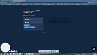 Kronos 01  How to Login [upl. by Ardnoet]