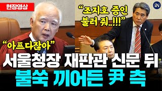 quot조지호 증인 불러주십쇼quot 서울청장 증인 신문 뒤 갑자기 끼어든 윤석열 변호인 윤석열 탄핵심판 헌법재판소 헌법재판관 정형식 문형배 김형두 [upl. by Drexler705]