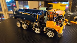 Lego 42147 Dump Truck Review [upl. by Deehan]