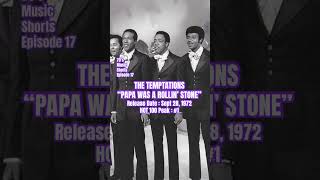 The Temptations “Papa Was A Rollin’ Stone” 70s music shorts Episode 17 [upl. by Dawna]