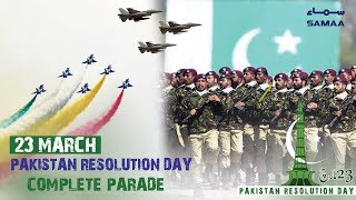 Pakistan Day Complete Parade  SAMAA TV  23 March 2019 [upl. by Berget610]