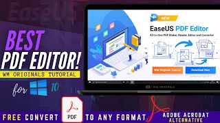 Best PDF Editor for Windows  EaseUS PDF Editor Tutorial amp Review [upl. by Attolrac]