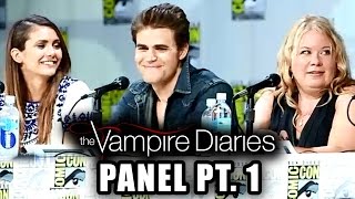 The Vampire Diaries Panel Part 1  ComicCon 2014 [upl. by Hsenid]