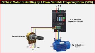 VFD Control Wiring Diagram  How to Wire a VFD  Variable Frequency Drive [upl. by Nisior]