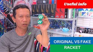 Original vs Fake Racket [upl. by Llet35]