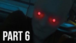 HORRIBLE ANDROID JUMPSCARES Alien Isolation Gameplay Walkthrough  Part 6 PS4 Facecam [upl. by Laertnom]