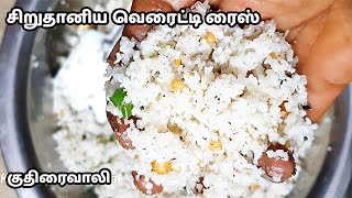 குதிரைவாலி தேங்காய் சாதம்  KUTHIRAIVALI COCONUT RICE [upl. by Nrev]