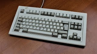 IBM Space Saving Keyboard quotSSKquot Model M review IBM buckling spring [upl. by Charlton]