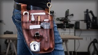 Makers Tool Belt  Leatherworking [upl. by Sanbo741]