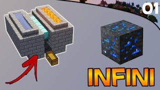 CETTE USINE INCROYABLE PRODUIT DES MINERAIS A LINFINI   MINECRAFT SKYBLOCK  EXCALIA  Ep 1 [upl. by Aleicarg]