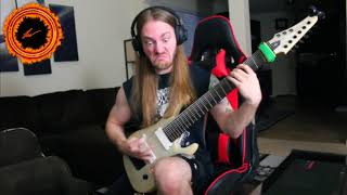 Rings of Saturn  Lucas Mann  Legator Ninja 300 Pro 9 String Guitar Test [upl. by Hoffert]