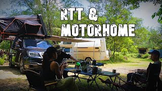 Exploring the East Coast  Cherating  CAMPING with RTT amp MOTORHOME  Tanjung Inn Glamping [upl. by Denn471]