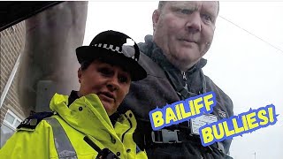 Bailiffs Try To Take Mans Car Away amp Police Happy To Assist [upl. by Bobbette]