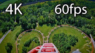 Intimidator 305 front seat onride 4K POV 60fps Kings Dominion [upl. by Oicafinob]